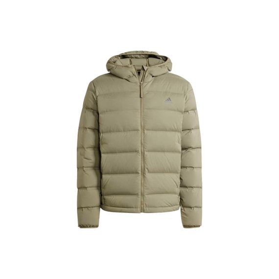 Adidas Helionic Stretch Hooded Down Jacket Logo