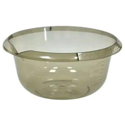 Миска с мерным делением 4л. (дымчатый прозрачный)