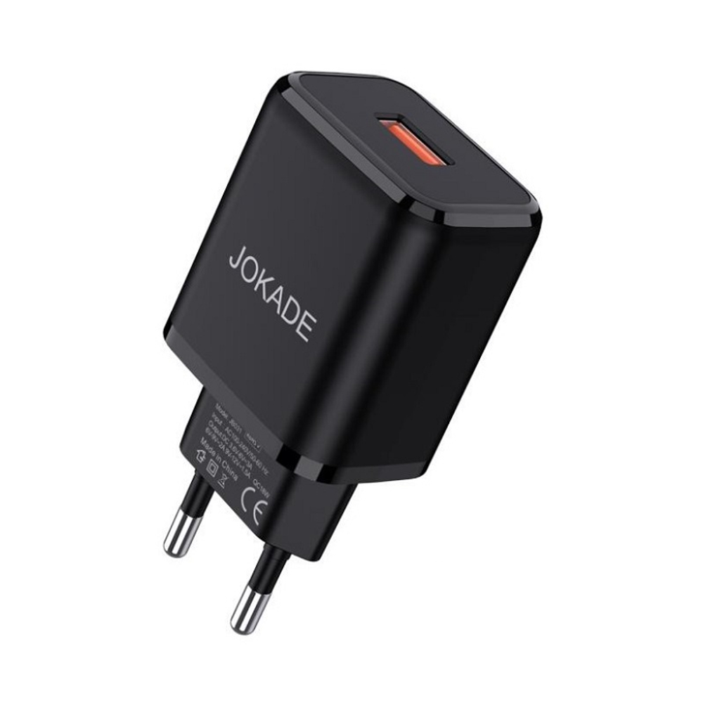 Зарядное устройство Jokade JB031 QC3.0 3А черное