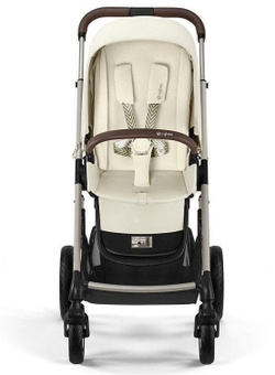 Коляска Cybex Talos S Lux TPE complete Aton S2 Ocean Blue 3 в 1 Seashell Beige с дождевиками