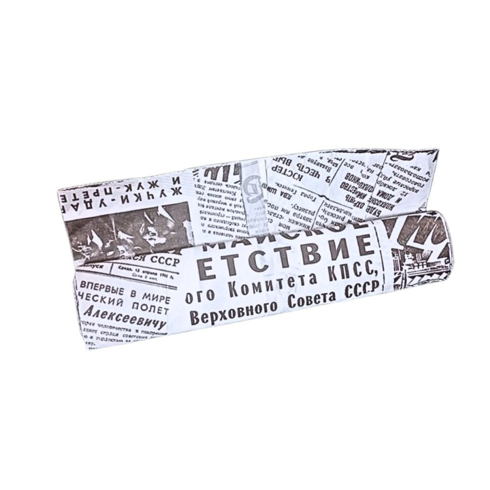 СКАТЕРТЬ Рулон Semia 110*180см, "Газета" 5штук/рул, 20рул/меш