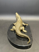 Бронзовая скульптура «Крокодил»