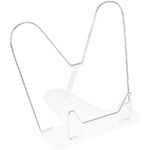 Подставка для книг, пластиковый корпус, пластиковый упор, прозрачная, Стамм Crystal