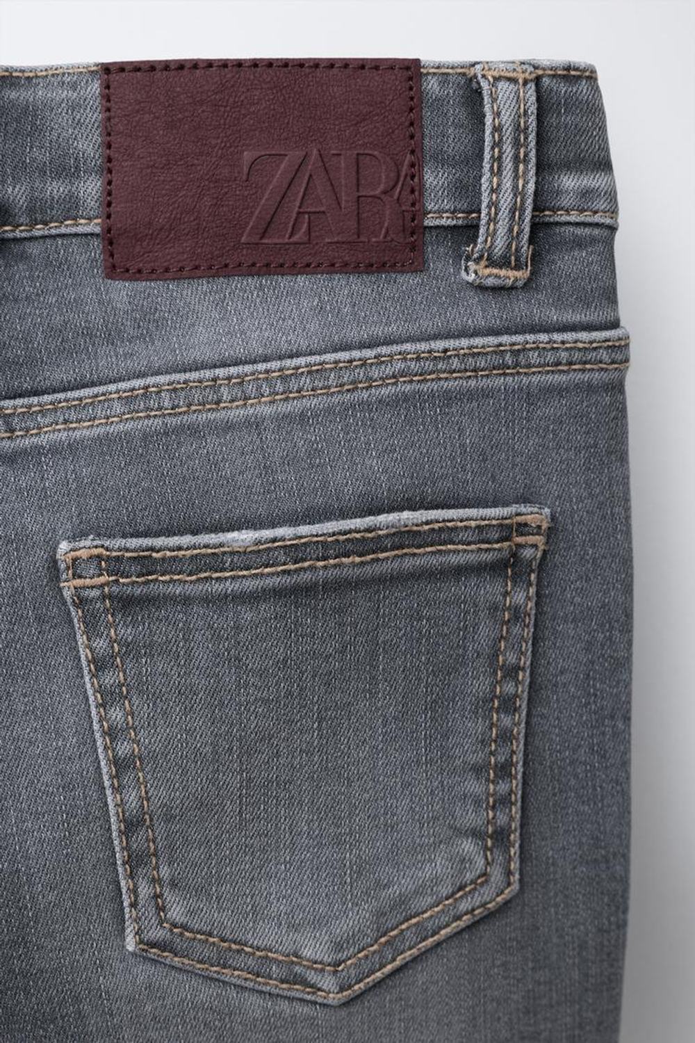 ZARA ДЖИНСЫ СКИННИ, СЕРЫЙ МЕЛАНЖ