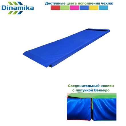 Мат гимнастический 2000х500х50 оксфорд-велькро (ппу)