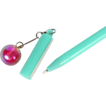 Ручка гелевая "Волшебный шар", 0,5мм, с брелком, 4 цвета микс, С-40254