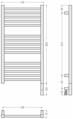 Сунержа Модус 3.1 800х400 МЭМ правый