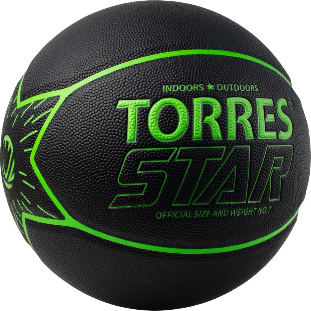 Мяч баскетбольный TORRES Star B323127, размер 7