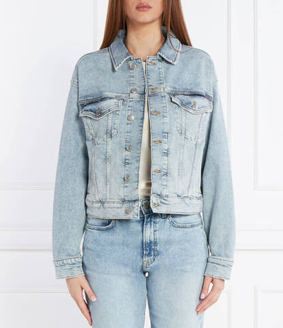 Джинсовая куртка C_TRUCKER BOSS ORANGE - голубой(50512620)