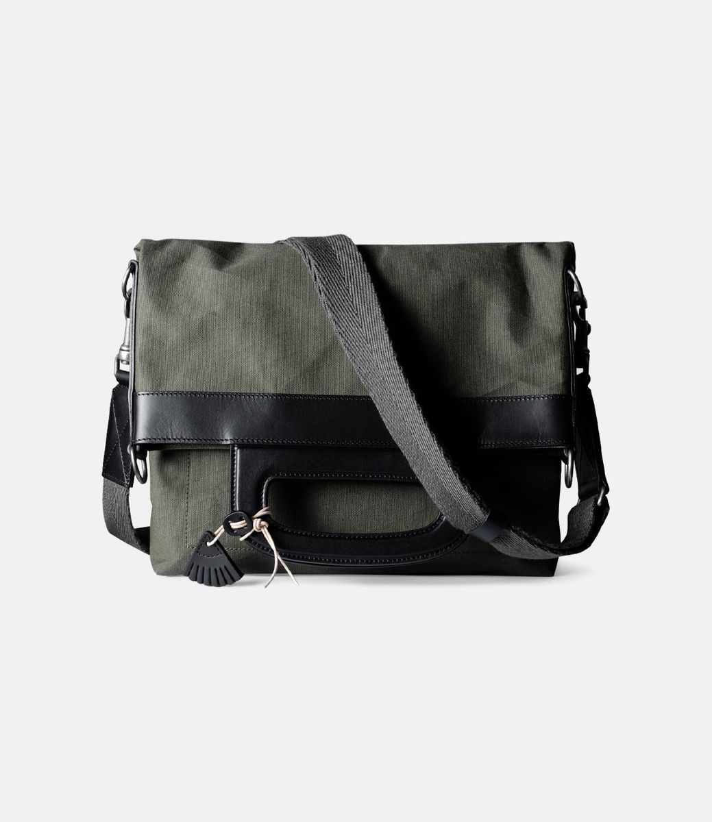 Hard Graft Folding Laptop Bag Black Forest — сумка для ноутбука