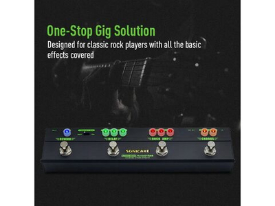 Педаль эффектов Sonicake Rockstage QCE-10