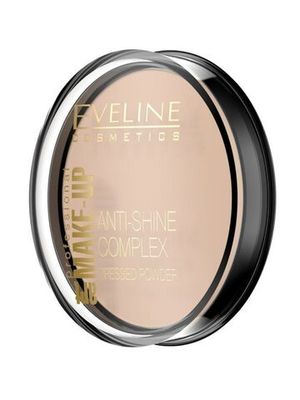 EVELINE МАТИРУЮЩАЯ МИНЕРАЛЬНАЯ ПУДРА С ШЕЛКОМ ANTI-SHINE COMPLEX PRESSED POWDER - 35 GOLDEN BEIGE серии Art. PROFESSIONAL Make-up