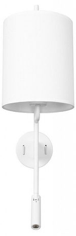Бра с подсветкой Loft it Ritz 10253W/B White