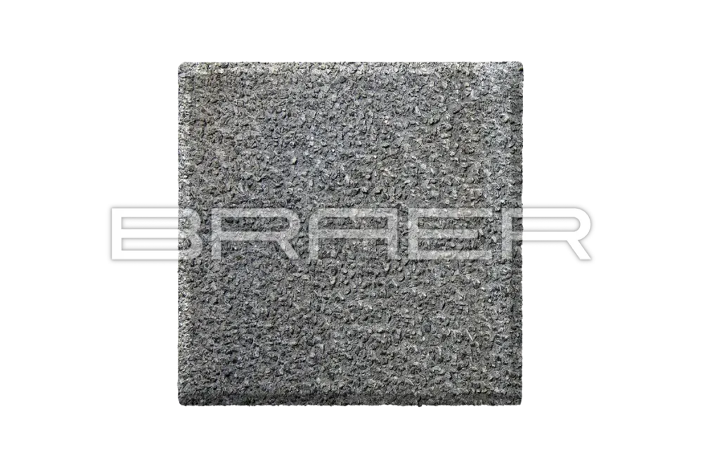 Тротуарная плитка Braer Лувр, Гранит на сером, 200х200 мм, 60 мм