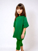 Костюм в садик для девочки футболка и бриджи