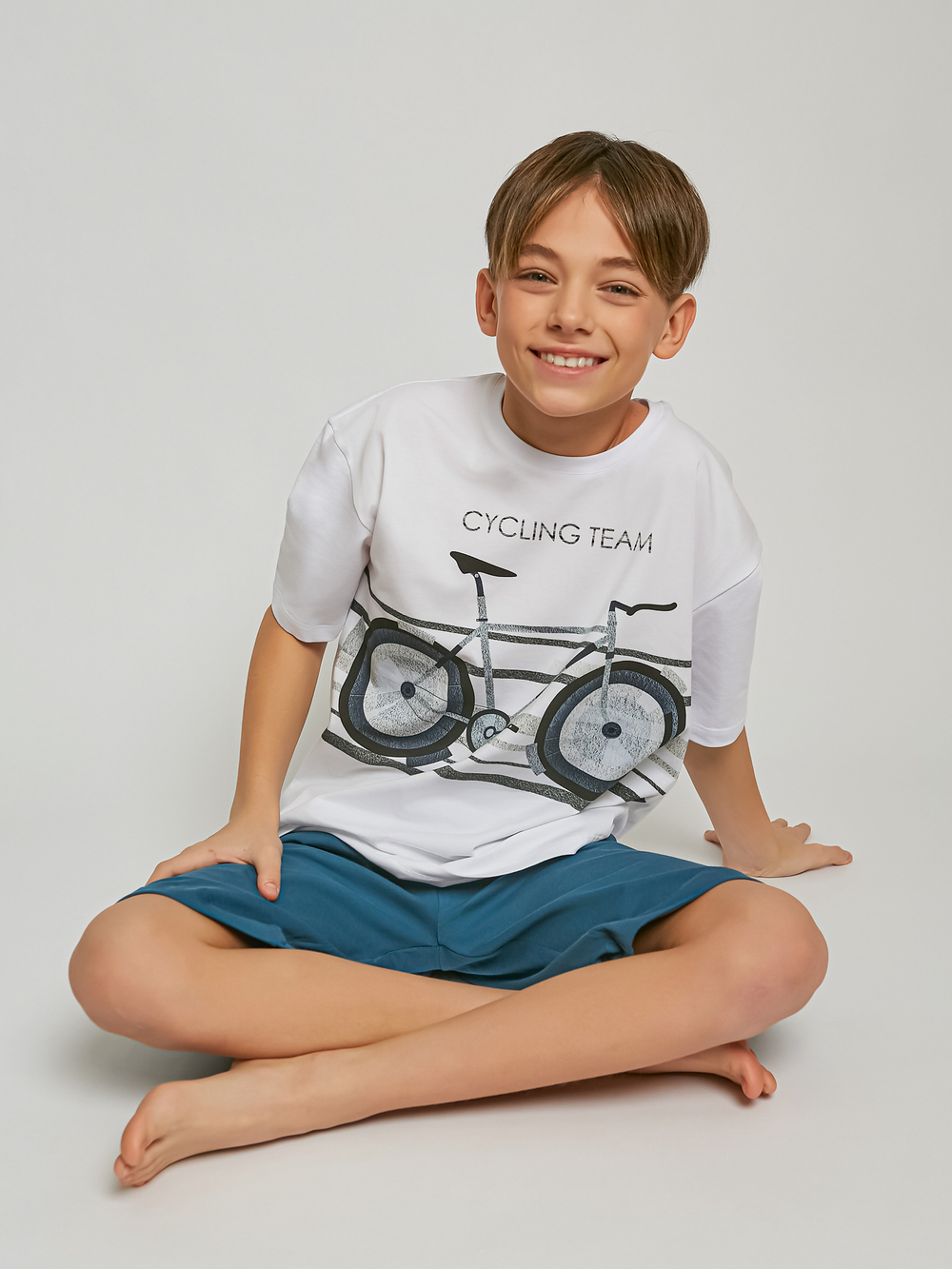 8934 Пижама из хлопка Mini-kids