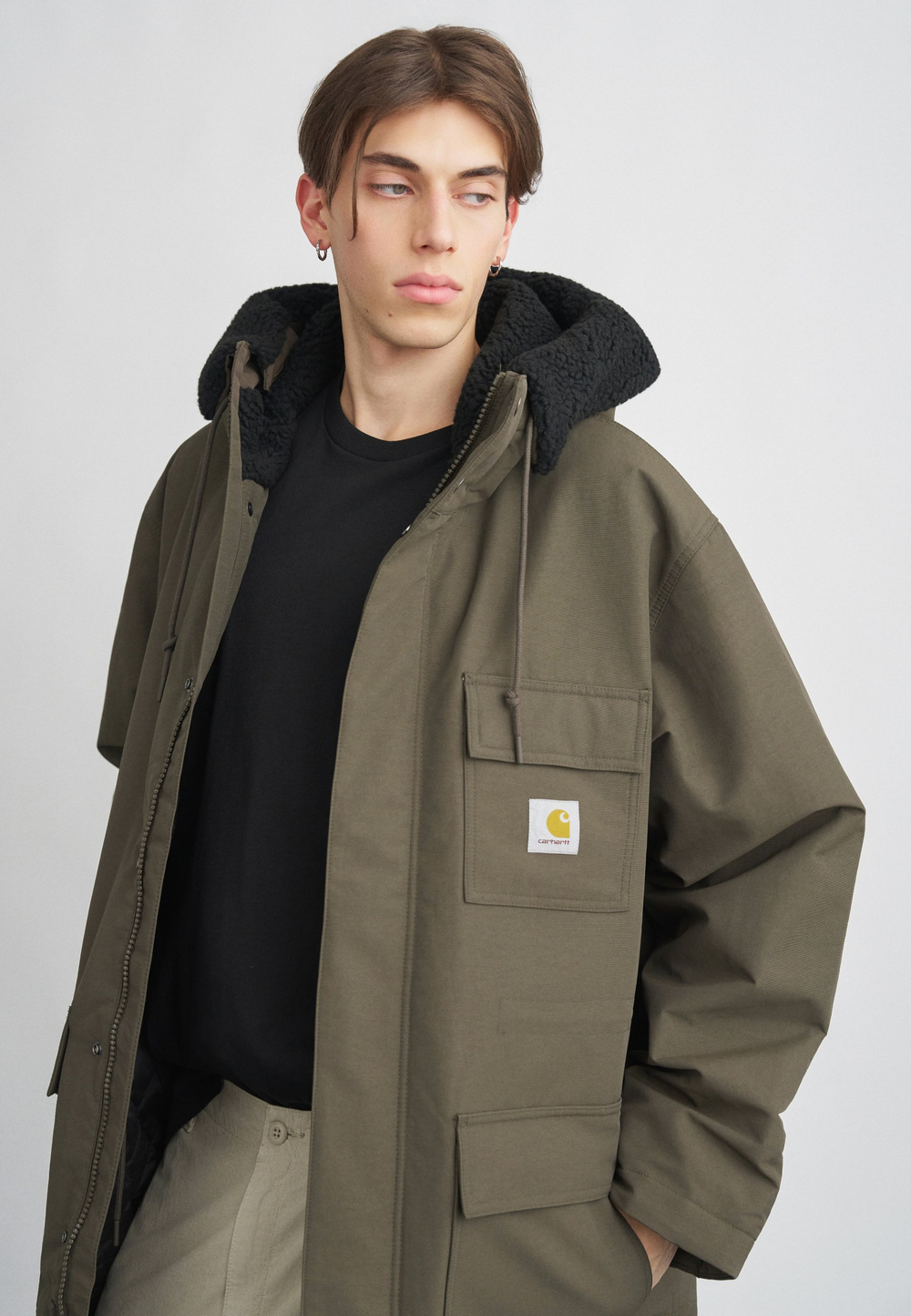 Carhartt WIP SIBERIA - Зимнее пальто - Коричневый