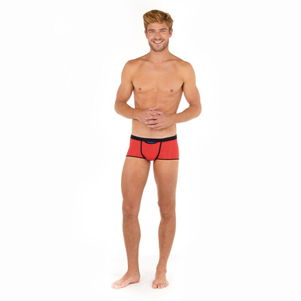 Мужские трусы хипсы красные HOM PLUME UP Trunk HO1 up 402373_404063