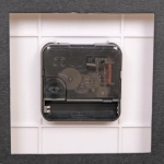 Фоторамка-коллаж 42*43см «Вьюнок», цвет белый, на 4 фото, пластик, с часами