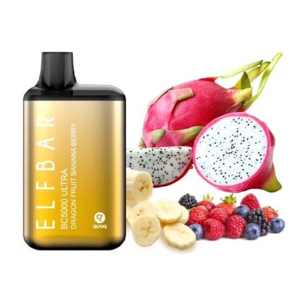 ОСДН Elf Bar 5000 Dragon fruit Banana Berry (питайя, банан, ягоды)