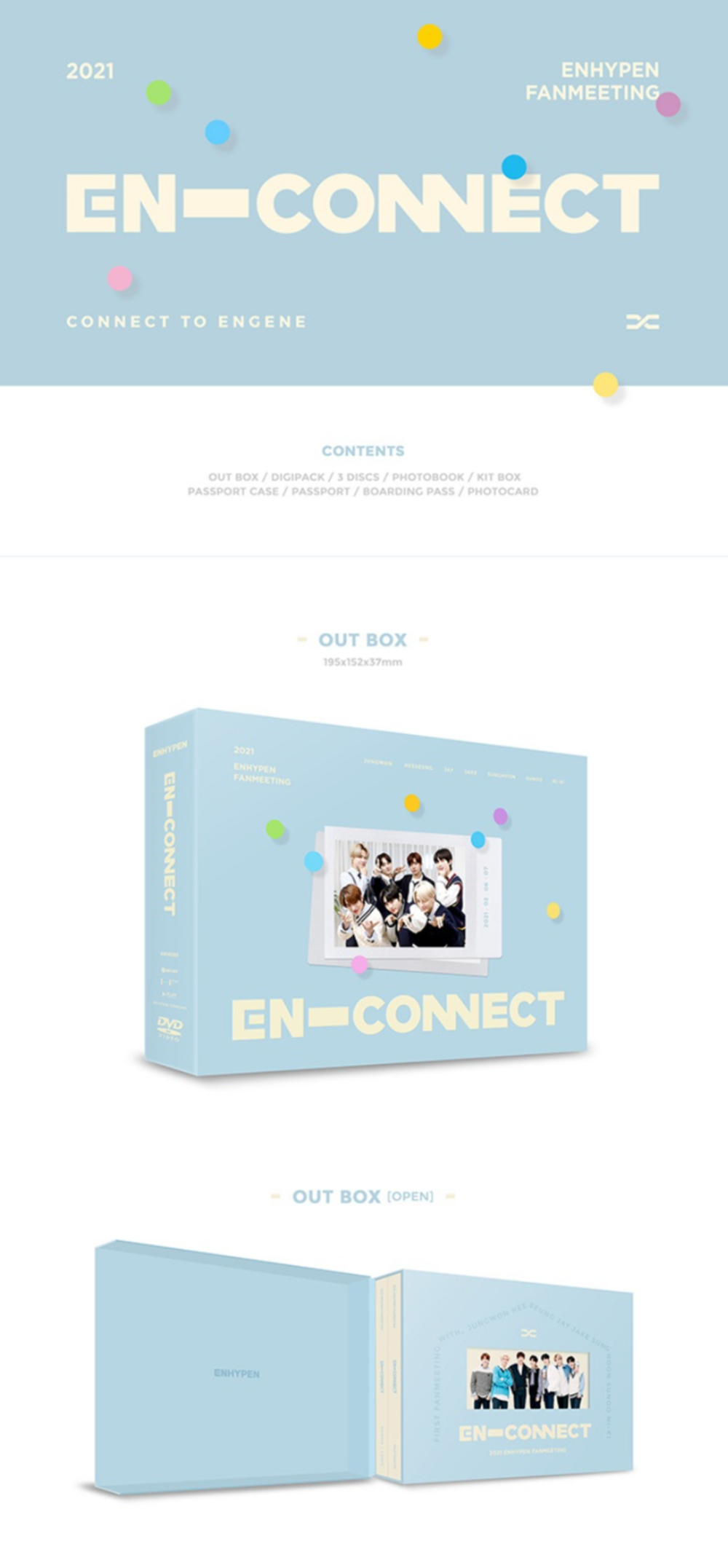 Набор ENHYPEN 2021 FANMEETING [EN-CONNECT] DVD
