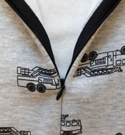 Комбинезон Пожарная машина 2 (серый)