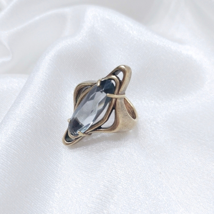 "Эдвард"  кольцо в бронзовом покрытии из коллекции "Модерн" от Jenavi