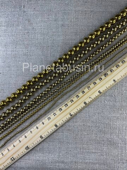 Гематит (шар гладкий, золото тёмное) 1691