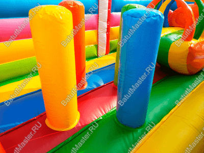 Коммерческий надувной батут "Парк развлечений" 15*8*8 м