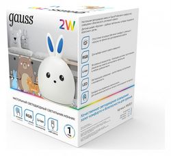 Настольная лампа-ночник Gauss Кролик NN301
