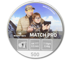 Пули Borner " Match Pro", кал. 4,5 (500 шт.) 0,46гр.