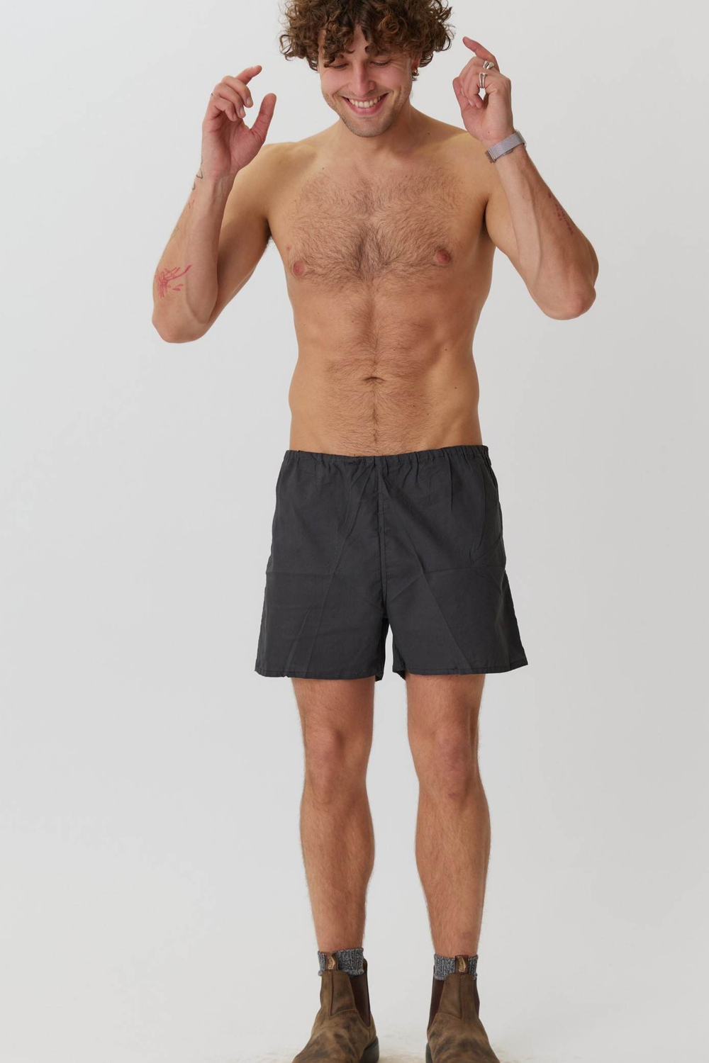 Семейные трусы черного цвета 5 шт.