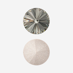 Кристалл Риволи (Rivoli), оттенок "Черный Бриллиант"/"Black Diamond", 12мм