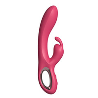 Красный силиконовый вибратор-кролик Secwell Rabbit Sex Toy SW3021R