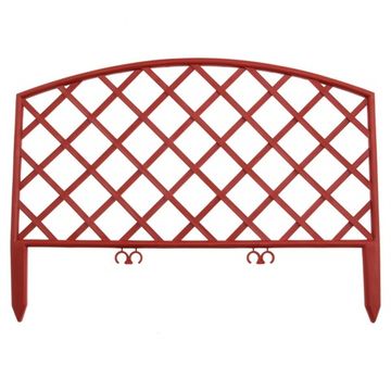 Забор декоративный "Сетка", 24х320 см, терракот, Россия Palisad 65026