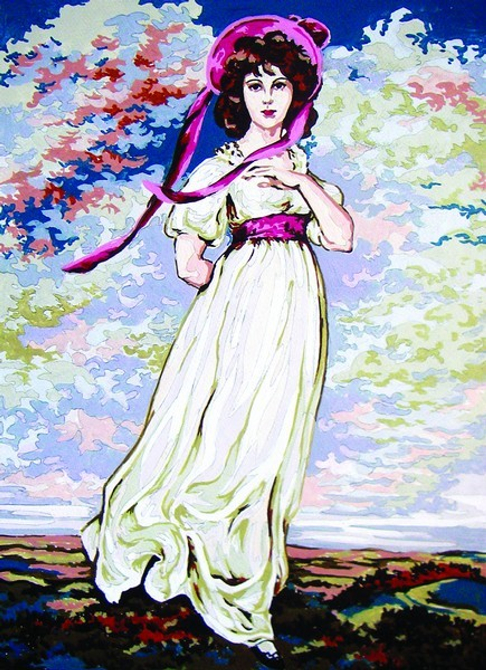 размер дизайна 30*40 см¶размер канвы 40*50 см¶цвет: антик