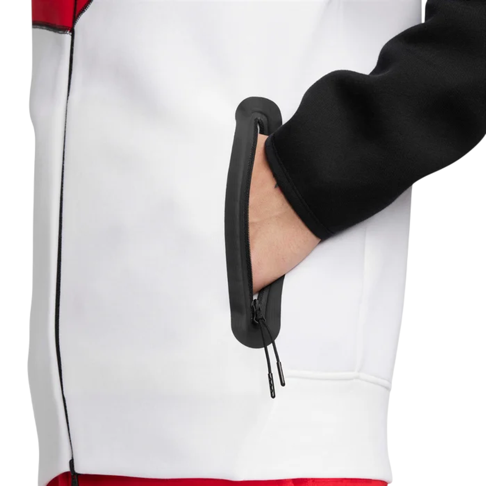 Зип Худи Nike Tech Fleece 2023 Red/White