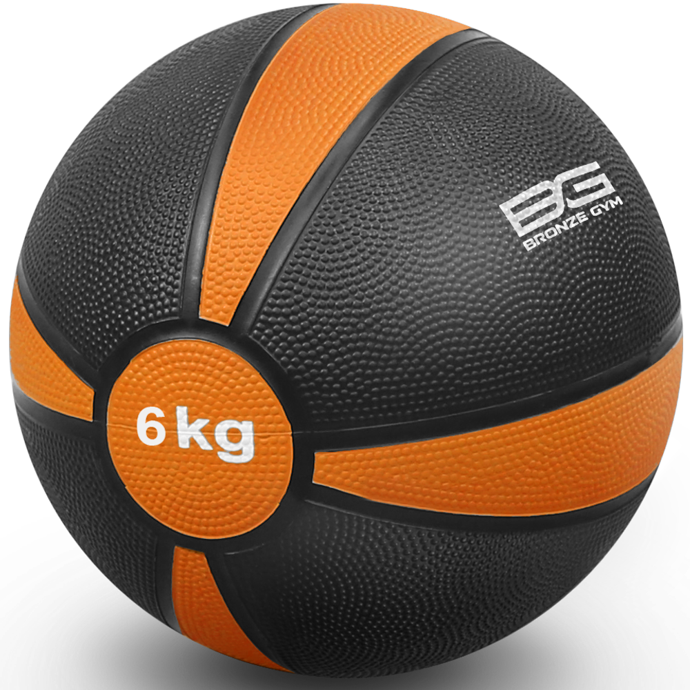 Медбол резиновый BRONZE GYM, 6 кг.