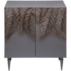 Комод Тропик Классик с 2 полками Серый Голд