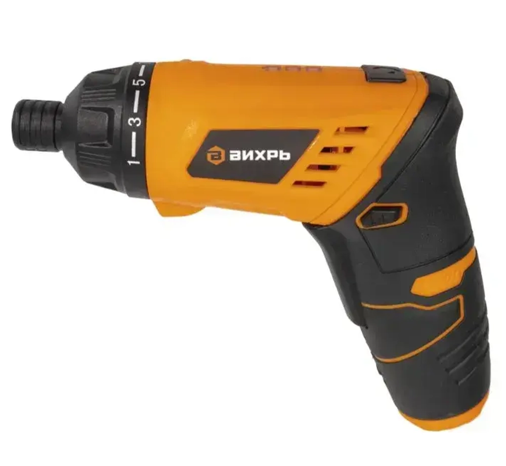 Отвёртка аккумуляторная ОА-3,6-ТФ Вихрь (безударный, 250 об/мин, 5 Нм, набор бит и торцевых головок, кейс, 0.6 кг)