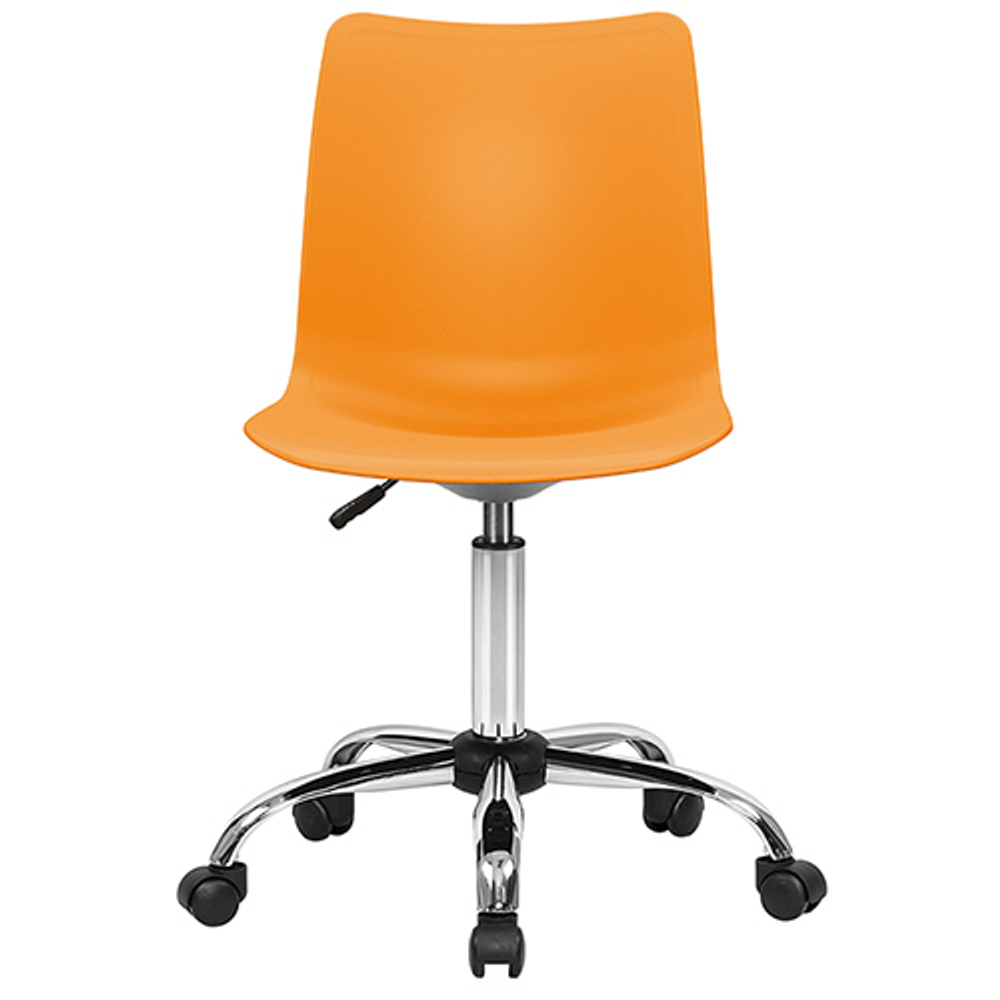 Кресло с пластиковым сидением COLLEGE COLOR SH25 chrome/Orange P150U