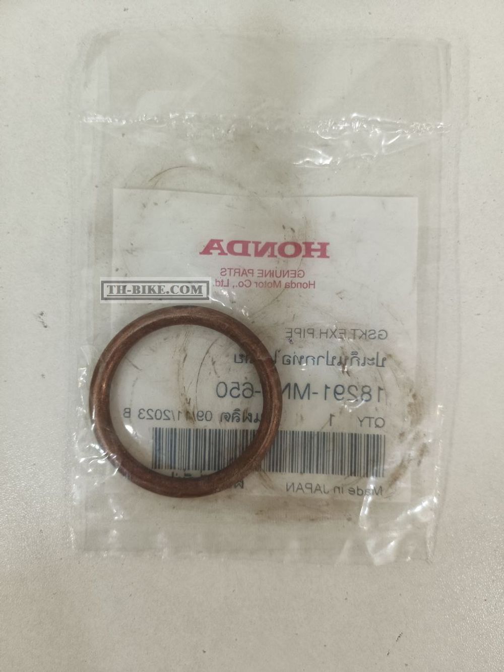 18291-MN5-650. GASKET, EX. PIPE. HONDA