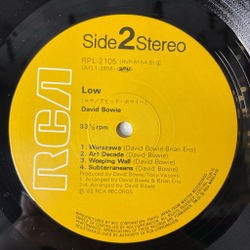 Винтажная виниловая пластинка LP David Bowie Low (Japan 1982) (No Obi) Breaking Glass