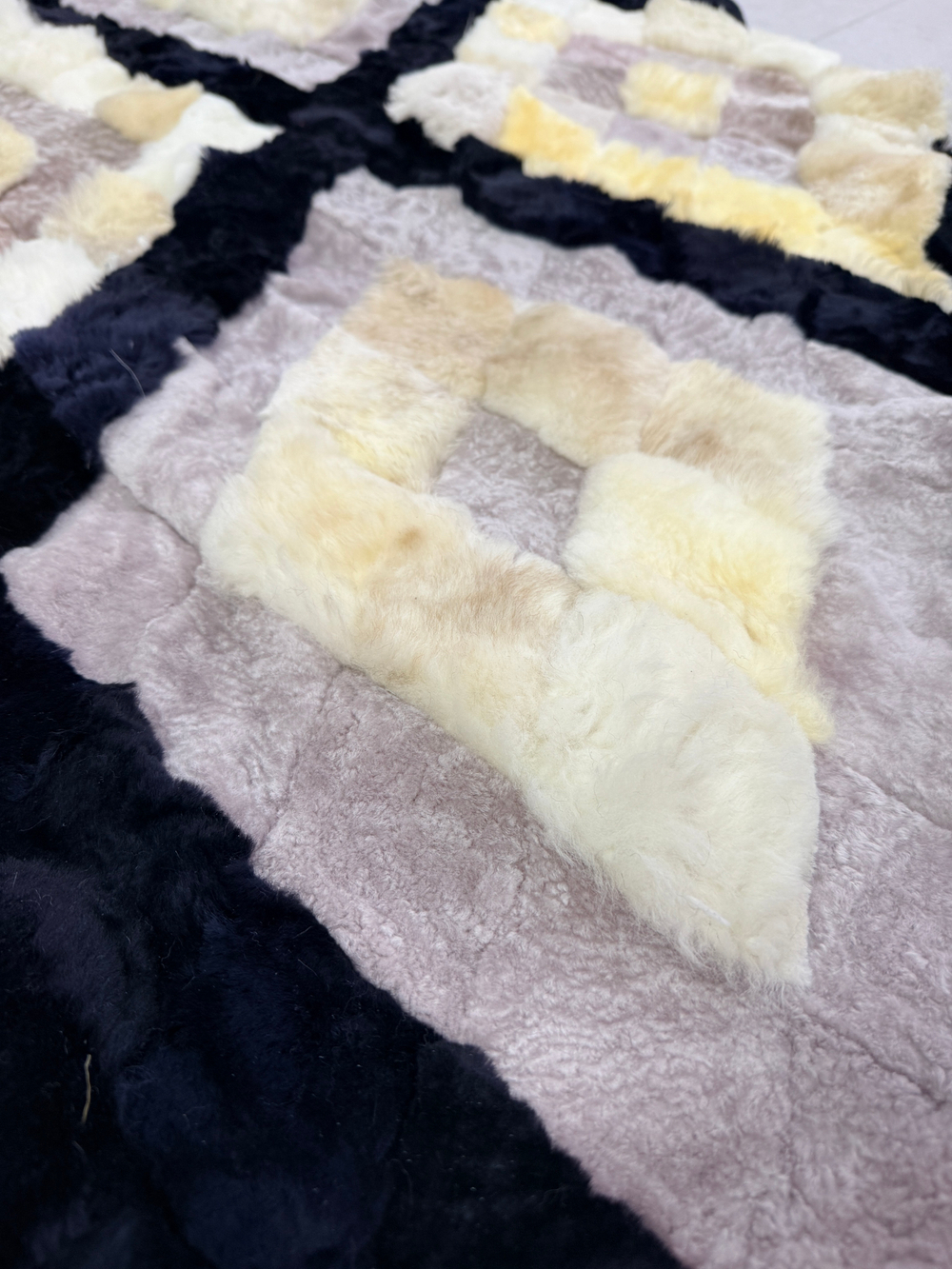 Меховой Коврик прикроватный накидка на кресло из овчины