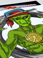 Наклейка - Инопланетянин