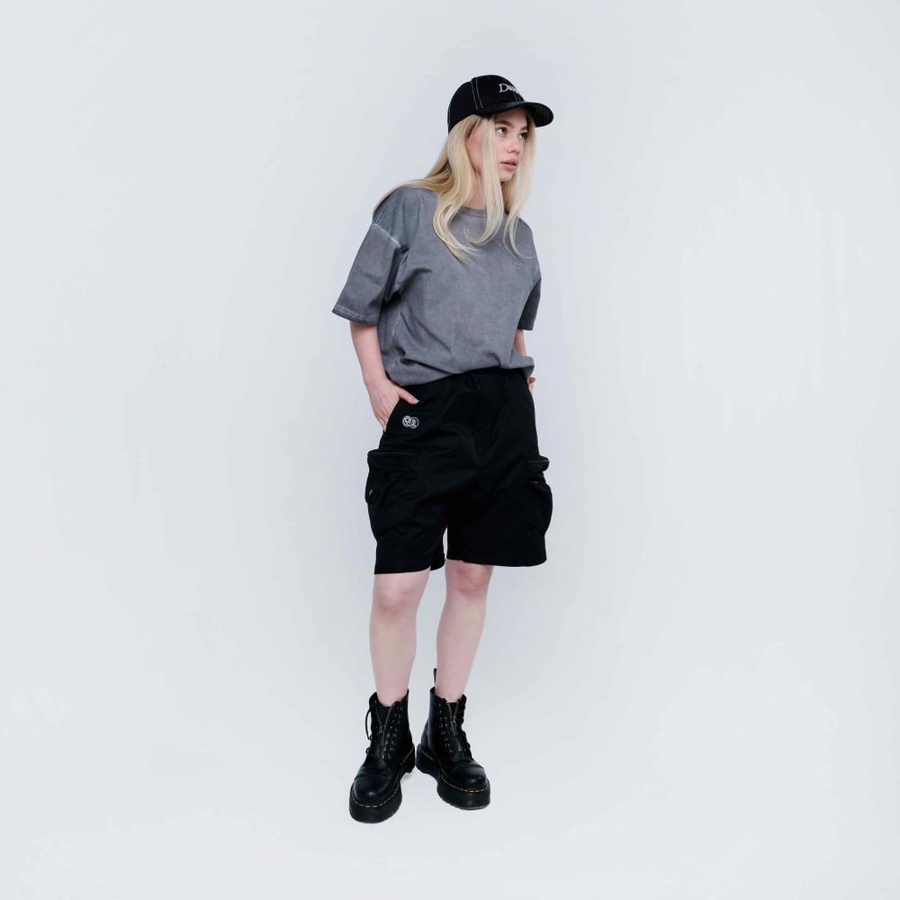 Футболка OG Logo Monochrome Concrete серая