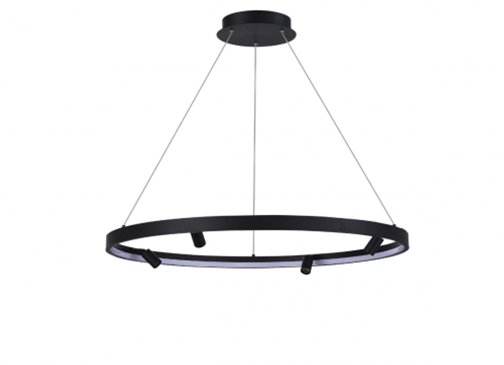 Подвесной светодиодный светильник 40Вт,  3000K,  споты 4х3Вт