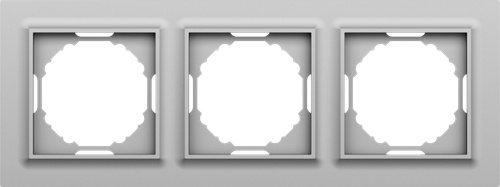 Рамка 3-я, Wave сталь, серия A07