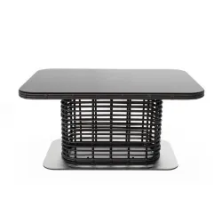 "Блисс" плетеный стол из искусственного ротанга 141х92х75см, цвет бронзовый