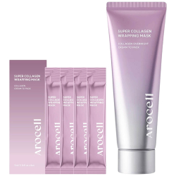Коллагеновая маска-плёнка для сияния и гладкости кожи AROCELL Super Collagen Wrapping Mask